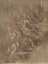 Terço esquerdo de um Martírio de São Pedro e São Paulo, 1508-ca. 1550.