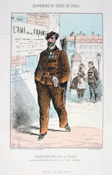 Legião de Amigos da França, Cerco a Paris, 1870-1871
