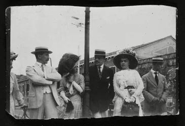 Leon Bakst, artista e designer russo e empresário de balé Serge Diaghilev, c1910