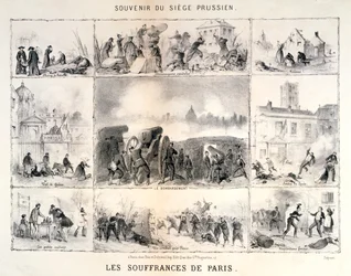 O sofrimento de Paris, 1870-1871