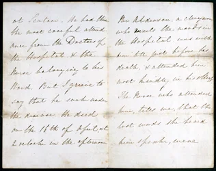 Carta de Florence Nightingale, Maio de 1856