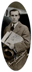 Tenente Owen Cathcart Jones, piloto britânico, 1935