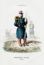 Infantaria leve, exército francês na Argélia