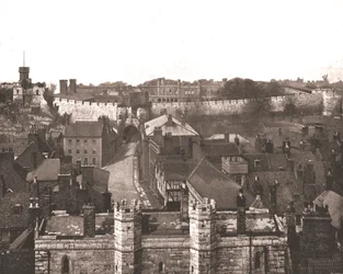 Lincoln Castle, Lincolnshire, 1894.