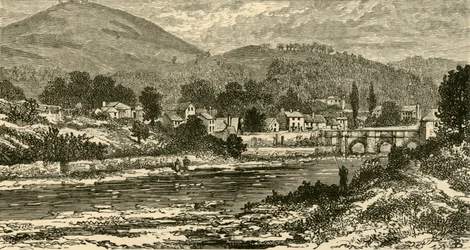 Ponte Llangollen, 1898.