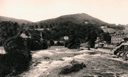 Llangollen, Denbighshire, País de Gales, início do século XX