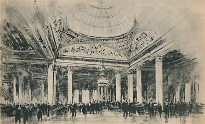 Novo edifício Lloyds: The Underwriting Room, 1928