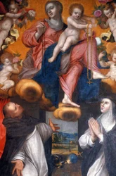 Loire Atlantique N* 069 - Moutiers - Igreja St-Pierre - Detalhe Altarpiece