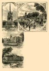 Londres. Os subúrbios ocidentais, c1876.