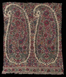 Fragmento de Xaile Longo, 1820-1825.