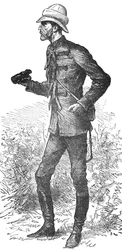 Lord Chelmsford, retrato de um oficial feito pouco antes da batalha de Ulundi, c1880