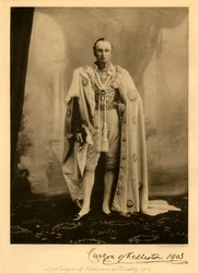 Lord Curzon de Kedleston como vice-rei, 1903, 1925.