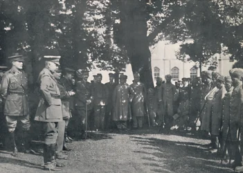 Lord Kitchener Dirigindo-se a Pacientes Indianos, 20 de julho de 1915, 1939