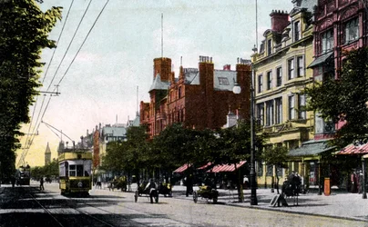 Lord Street, Southport, Lancashire, início do século XX