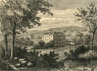 Casa do senhor Thurlows, monte dos cavaleiros, c1878.
