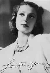 Loretta Young 1913-2000, atriz americana, c1930s