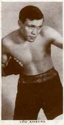 Lou Ambers, pugilista americano, 1938