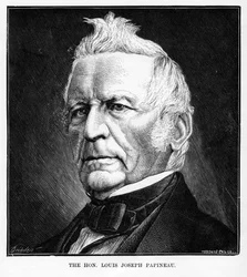 Louis-Joseph Papineau, 1786-1871, político e advogado canadense, século XIX