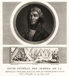 Louis Lazare Hoche, General Revolucionário das Armees de la Republique Francaise, morreu em Wetzlar em 1797