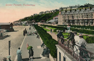 Lower Parade, Folkestone, final do século XIX e início do século XX