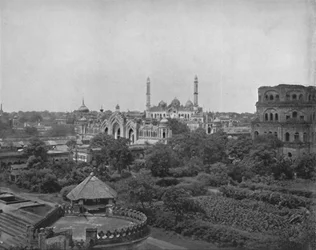 Lucknow, no rio Gumti, século XIX