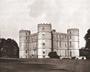 Castelo de Lulworth, Dorset, 1894.