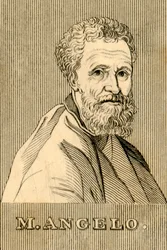 M. Angelo, 1475-1564, 1830.