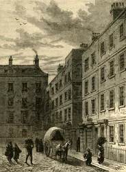 Casa de Macklins, linha de Tavistock, 1881.