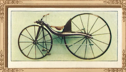 Bicicleta com alavanca de Macmillans, 1839, 1939