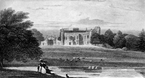 Madingley Hall, Madingley, Cambridgeshire, século XIX 1912