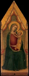 Madonna e criança entronizada, ca. 1335-39.