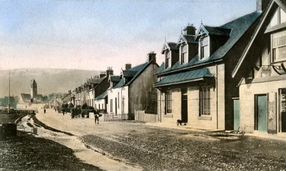 Main Street, Lamlash, Ilha de Arran, Escócia, século XX