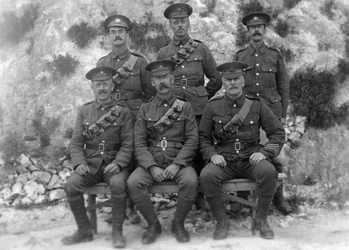 Guarda principal, Royal naval depot, Fleet House e Archcliffe Fort, Dover, c1916
