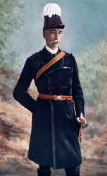 Major-general John Talbot Coke, comandando a 10ª Brigada, Força de Campo da África do Sul, 1902