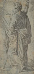Santo masculino, século XVI.