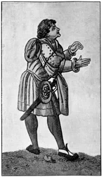 Vestido masculino, século XVI, 1910