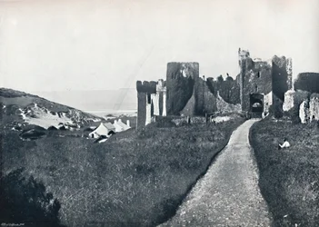 Manorbier - o castelo, 1895