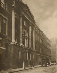 Mansão construída pelos irmãos Adam para a Royal Society of Arts, c1935.