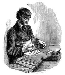 Lápis de fabricação, 1872