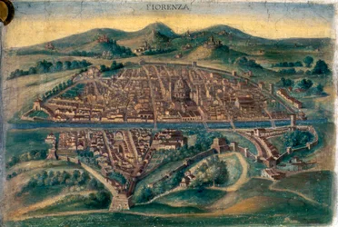 Mapa de Florença, século XV