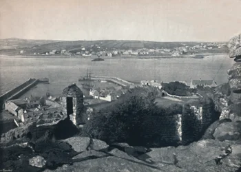 Marazion - Vista Geral, Mostrando Porto, 1895