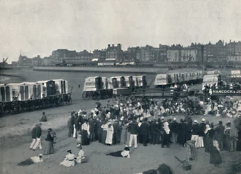 Margate - nas areias, 1895