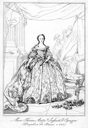 Maria-Teresa de Espanha, filha do rei Filipe V de Espanha, 1726-1746