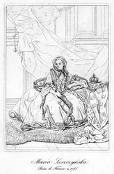 Maria Leszczynska, rainha consorte de Luís XV da França, século XVII