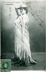 Maria Rodriguez, atriz espanhola, 1905
