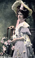 Marie George, atriz americana, início do século XX