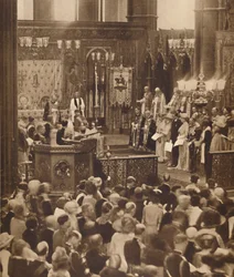 Casado na Abadia de Westminster, em 26 de abril de 1923, 1937