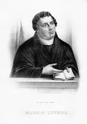 Martin Luther, teólogo alemão, monge agostiniano e reformador eclesiástico, 1854