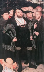 Martin Luther com reformadores, c1530