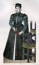 Mary Stuart, rainha consorte de Francisco II da França, c1560 1882-1884